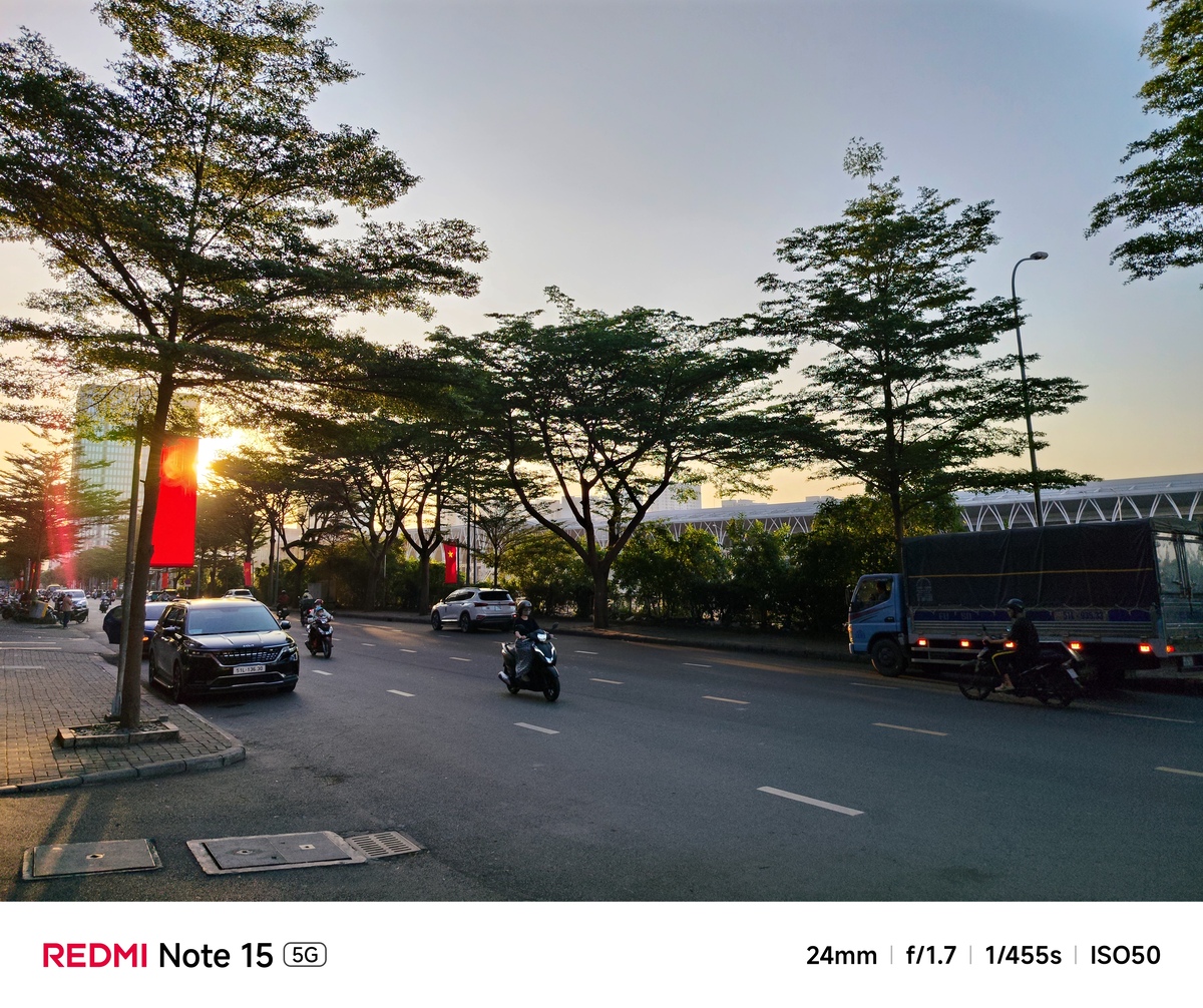 Camera chính trên Xiaomi Redmi Note 15 5G