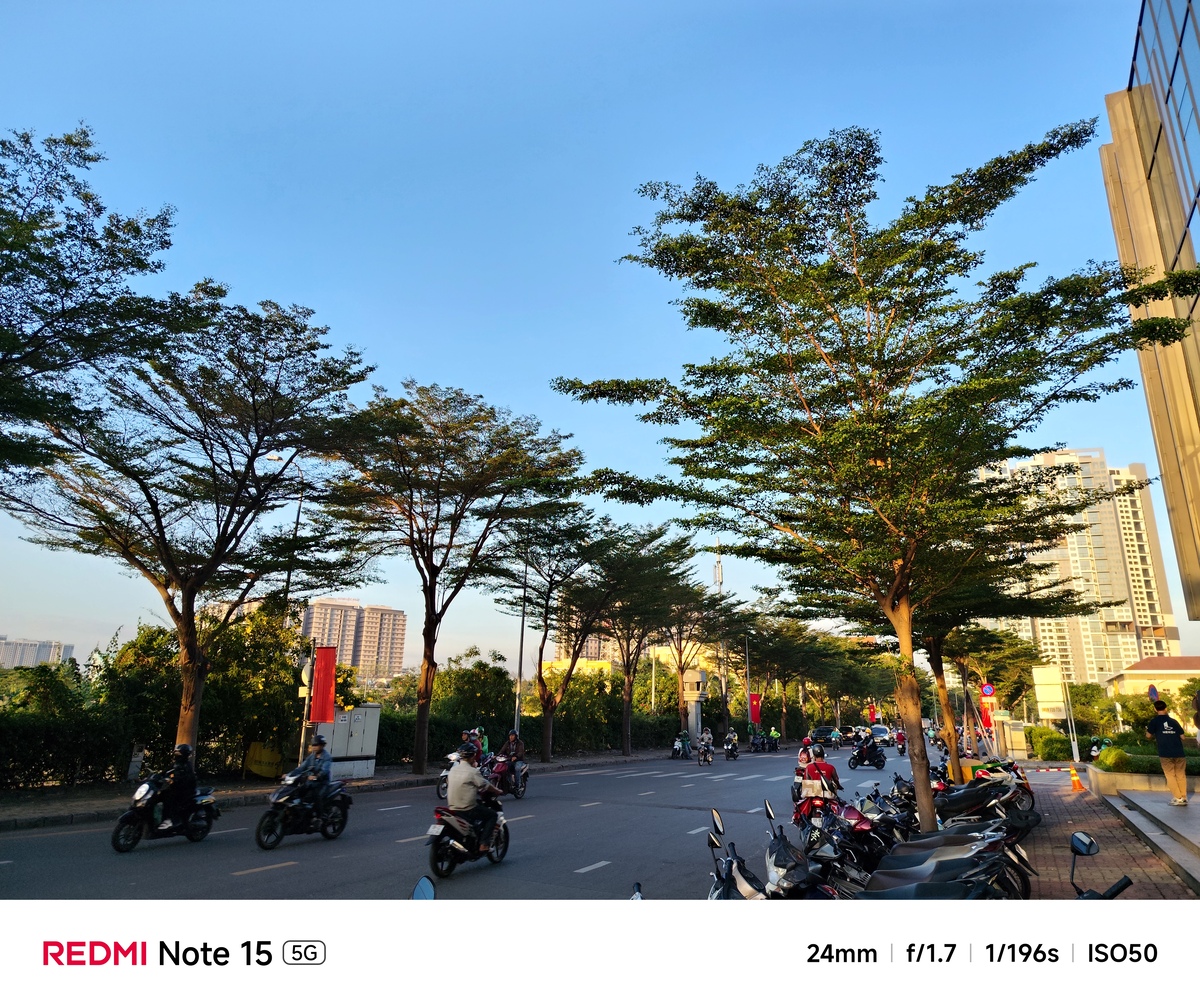 Camera chính trên Xiaomi Redmi Note 15 5G