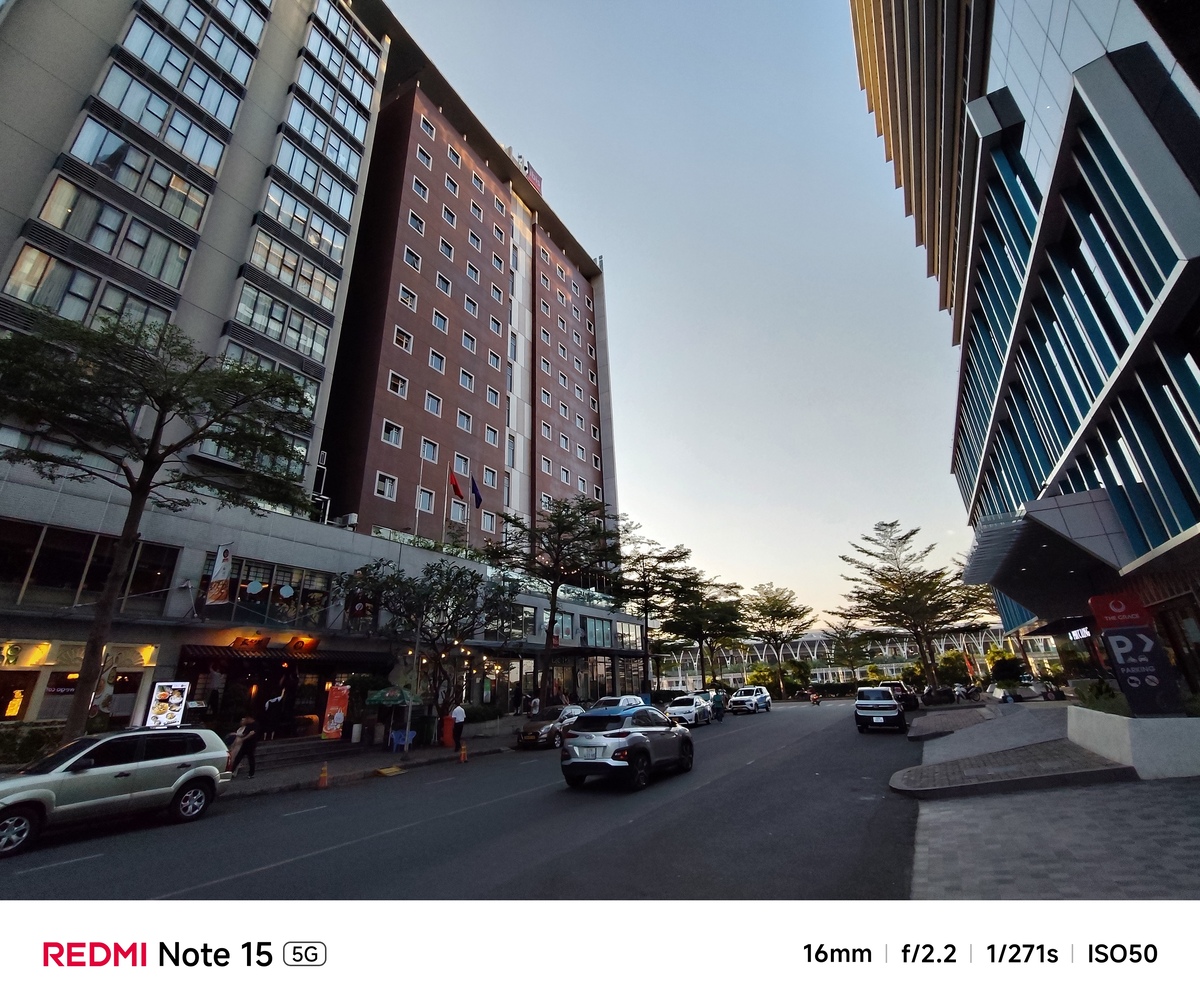 Camera góc siêu rộng trên Xiaomi Redmi Note 15 5G