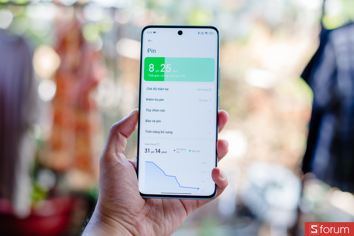 Pin 5520mAh bền bỉ, sử dụng cả ngày thoải mái