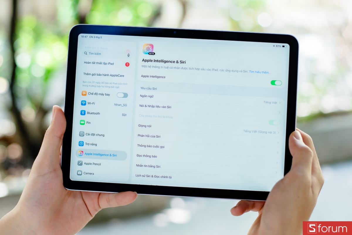 Đánh giá iPad Air M4 về AI: Đủ nhưng chưa tốt