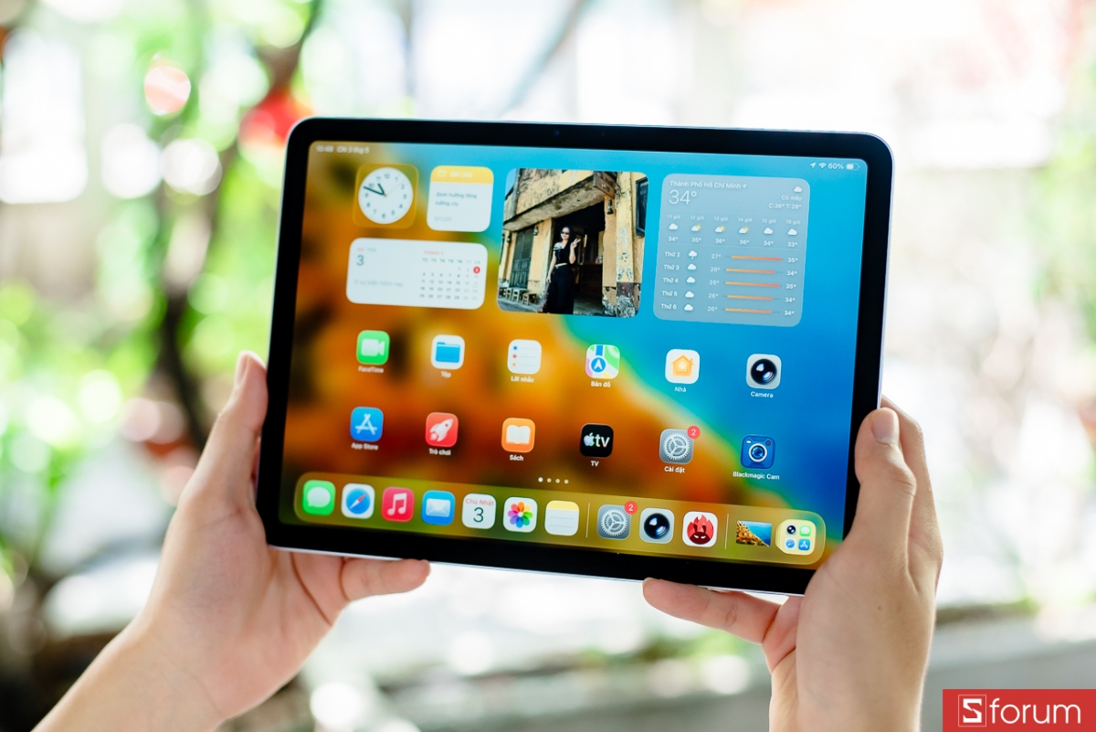 Đánh giá iPad Air M4 về màn hình: Màn hình Liquid Retina đẹp sắc nét