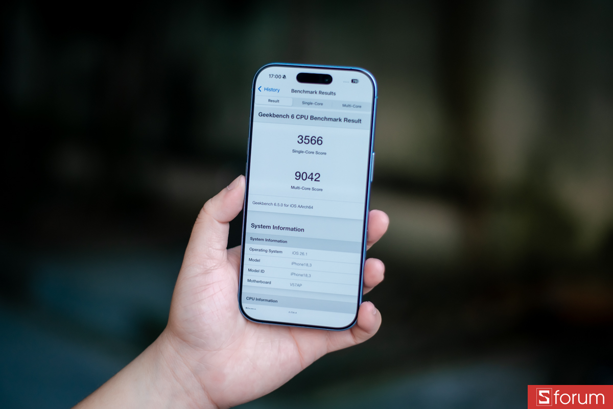 iPhone 17 được trang bị chip Apple A19 cùng 8GB RAM