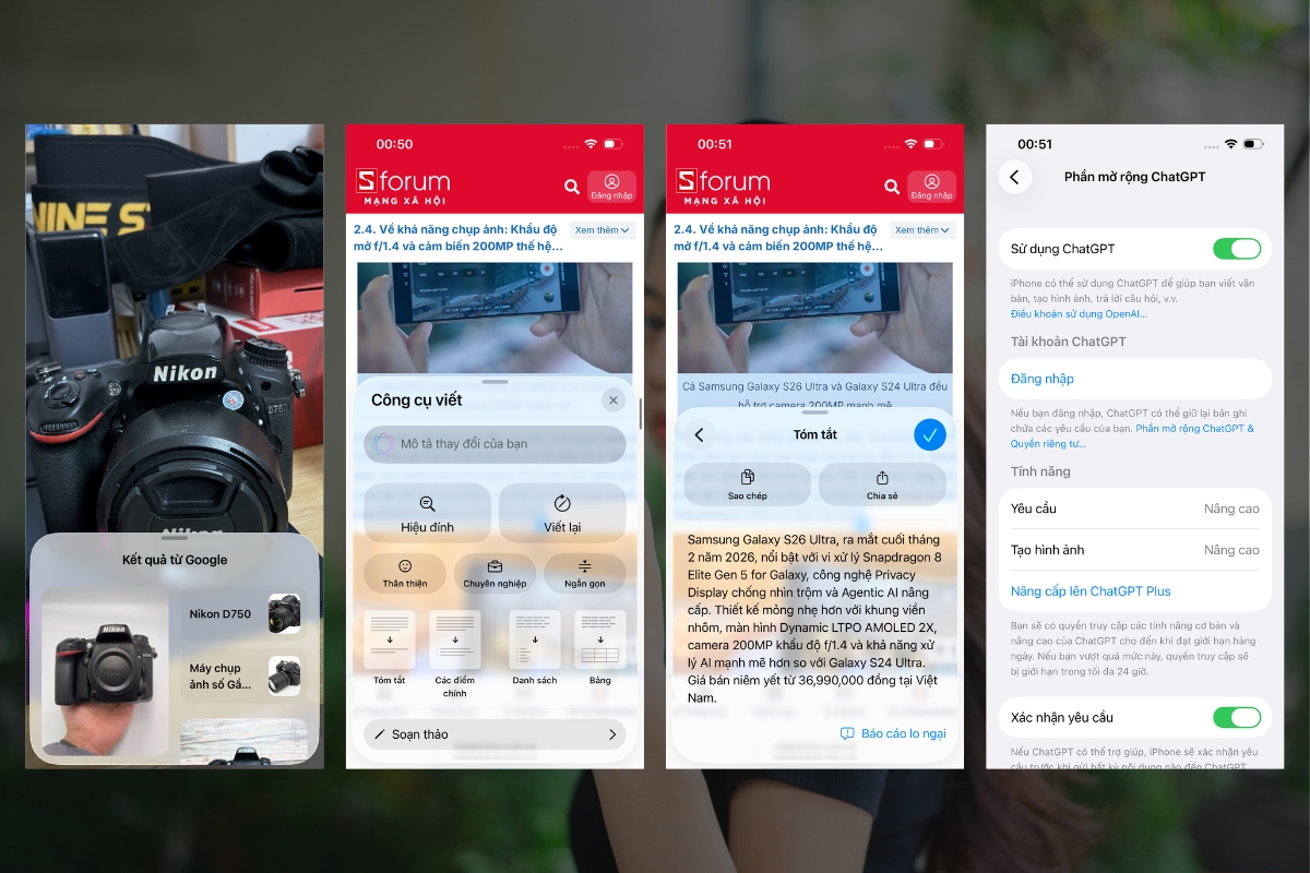 Các tính năng AI trên iPhone 17e