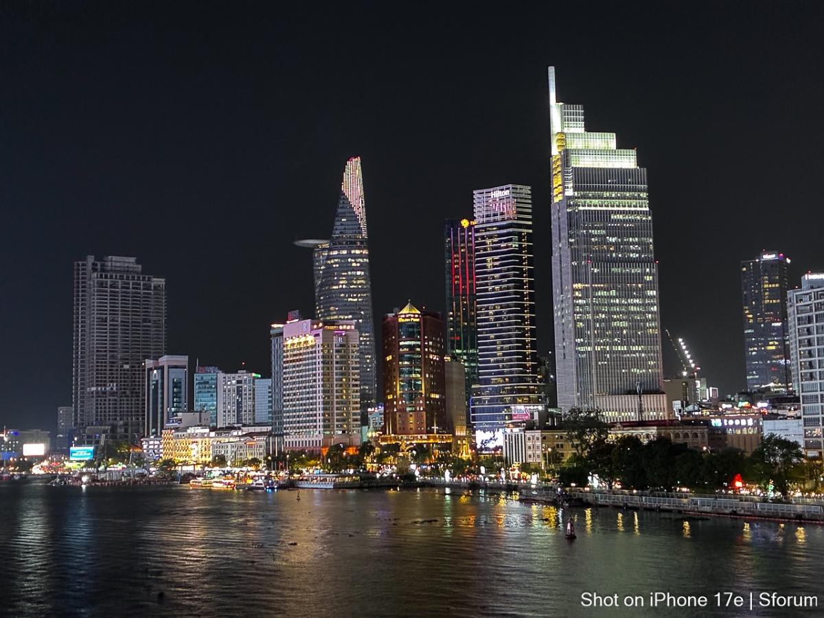 Đánh giá iPhone 17e về camera chính trong điều kiện thiếu sáng