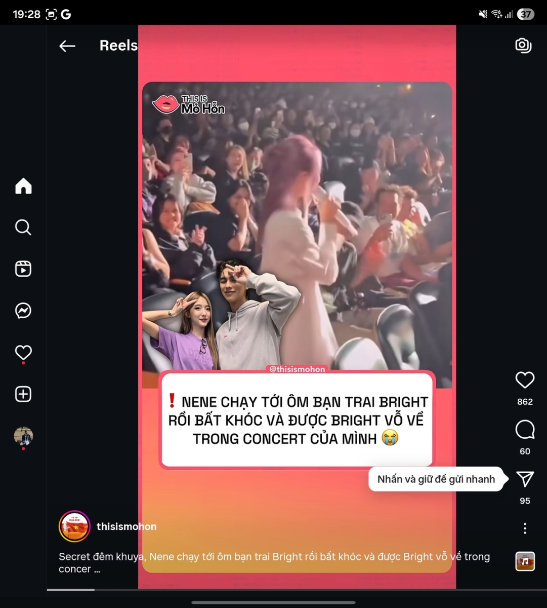 Instagram chiếm vị trí thứ hai với 5.6% pin trong 37 phút sử dụng