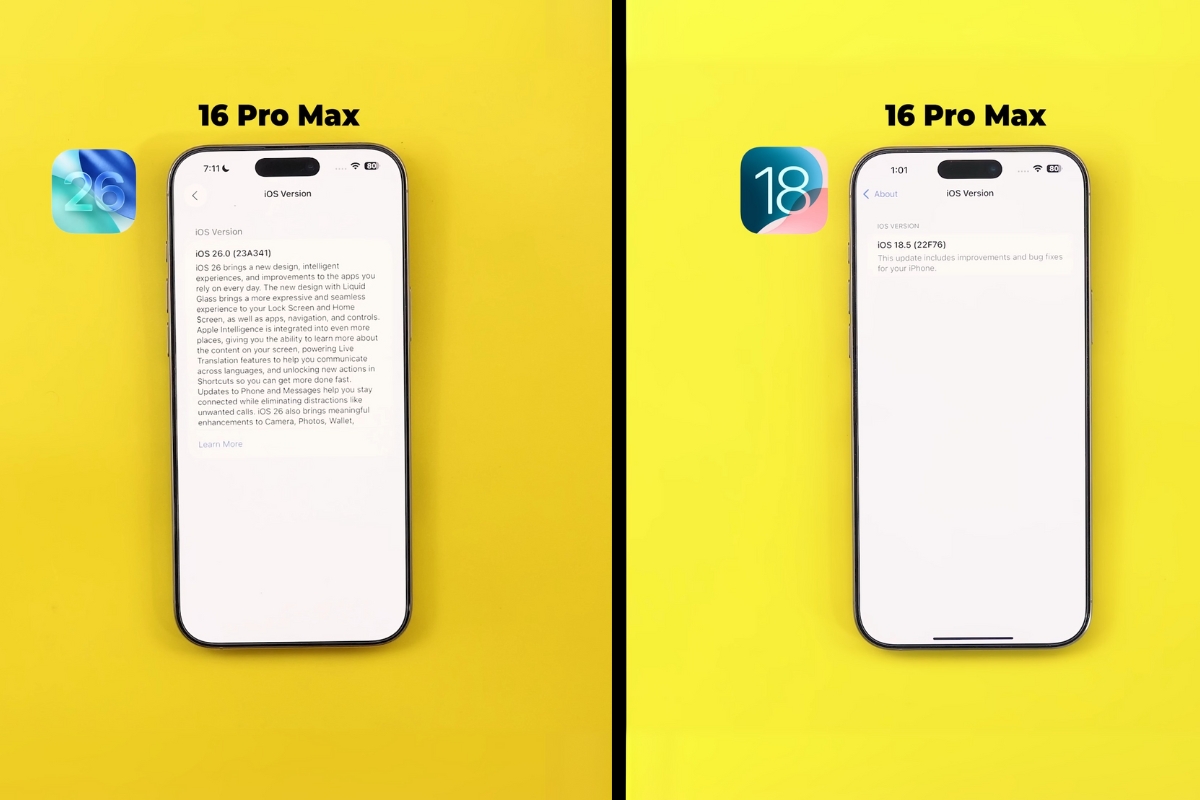 Đánh giá pin iOS 26