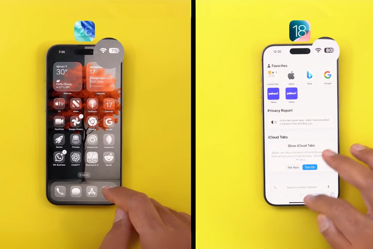 Đánh giá pin iOS 26 khi đóng mở ứng dụng Safari