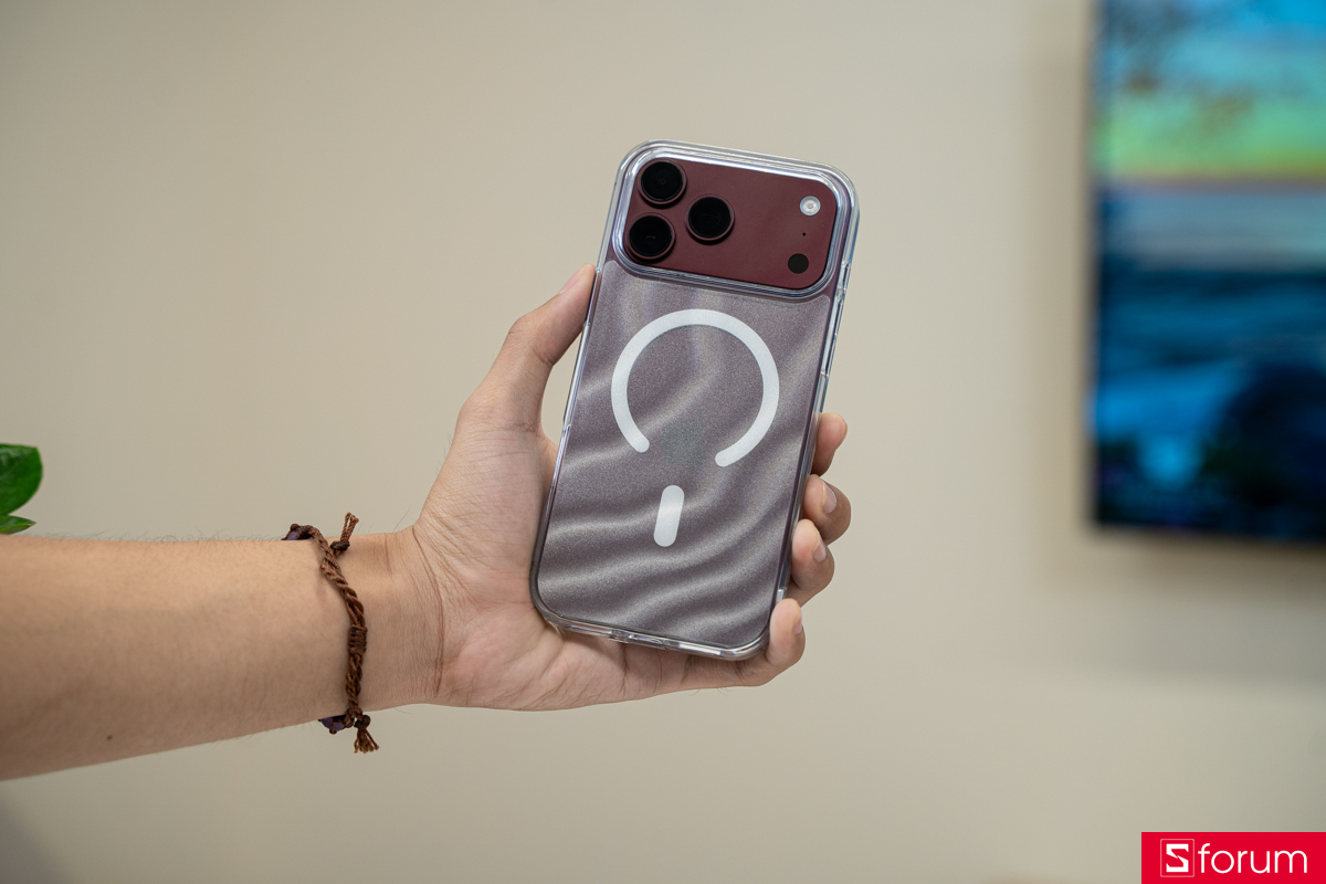 Ốp lưng iPhone 18 Pro Max Cooyee Water Ripple Gradient With MagSafe