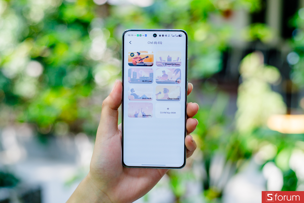 Tai nghe cũng được hỗ trợ bởi ứng dụng Baseus trên cả iOS và Android