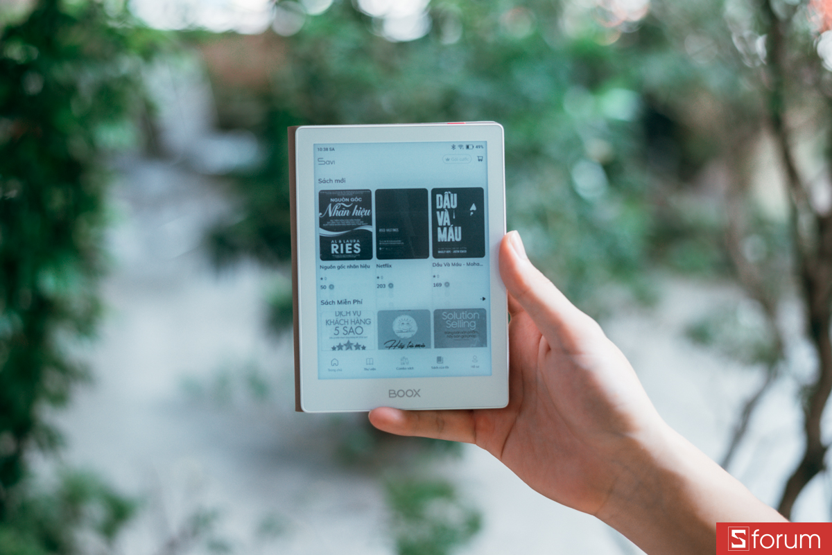 Boox Savi 6 sở hữu kho sách tiếng Việt bản quyền