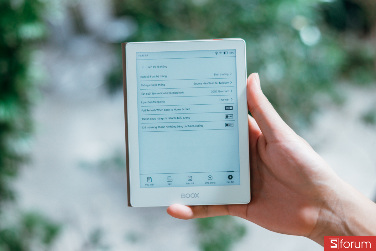 Tốc độ làm mới của màn hình Carta 1300 cũng được cải thiện tăng 25% so với thế hệ trước