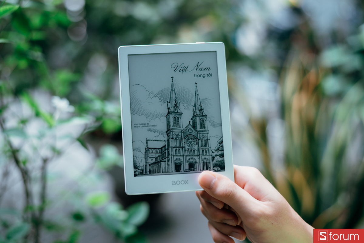Màn hình là điểm nhấn khá ấn tượng khi mình trên tay Boox Savi 6