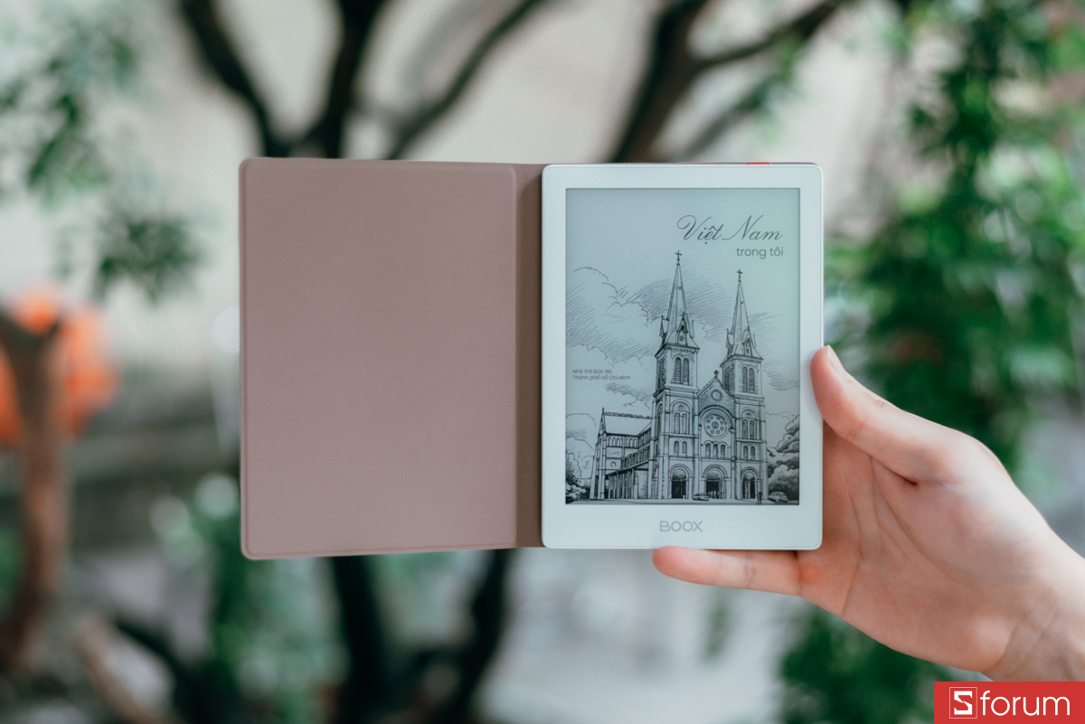 Boox còn tặng cho người dùng một chiếc bao da nam châm