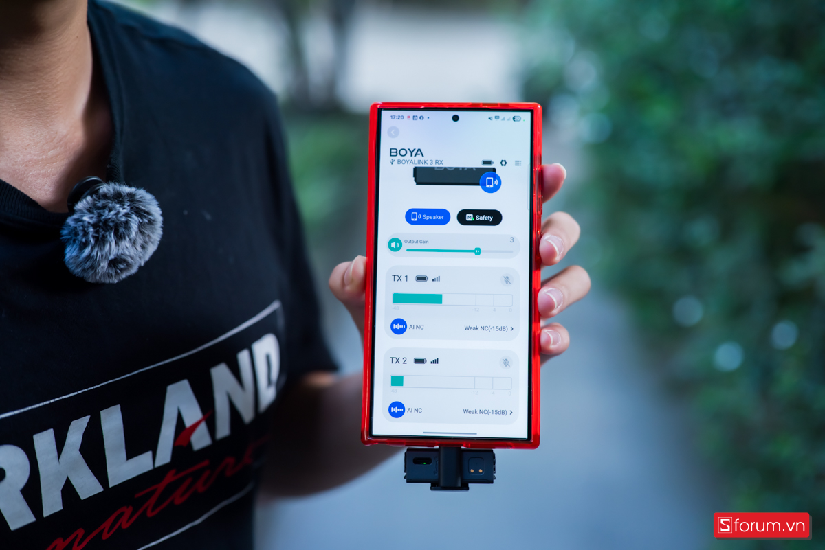 BoyaLink 3 còn tích hợp các tính năng chuyên nghiệp