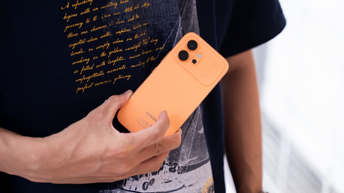 Trên tay HONOR 600: Ấn tượng với màu cam rực rỡ, viền siêu mỏng, pin lên đến 7000mAh