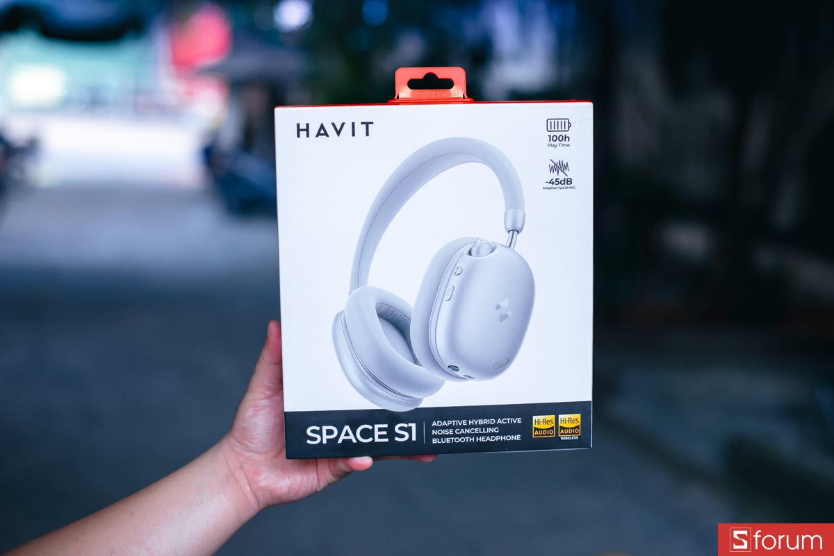 Cảm giác đầu tiên khi mình trên tay Havit Space S1 là phần đóng gói khá chuyên nghiệp