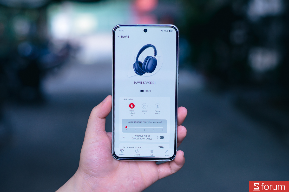 Trên tay Havit Space S1, tai nghe nổi bật với công nghệ chống ồn chủ động Adaptive Hybrid ANC
