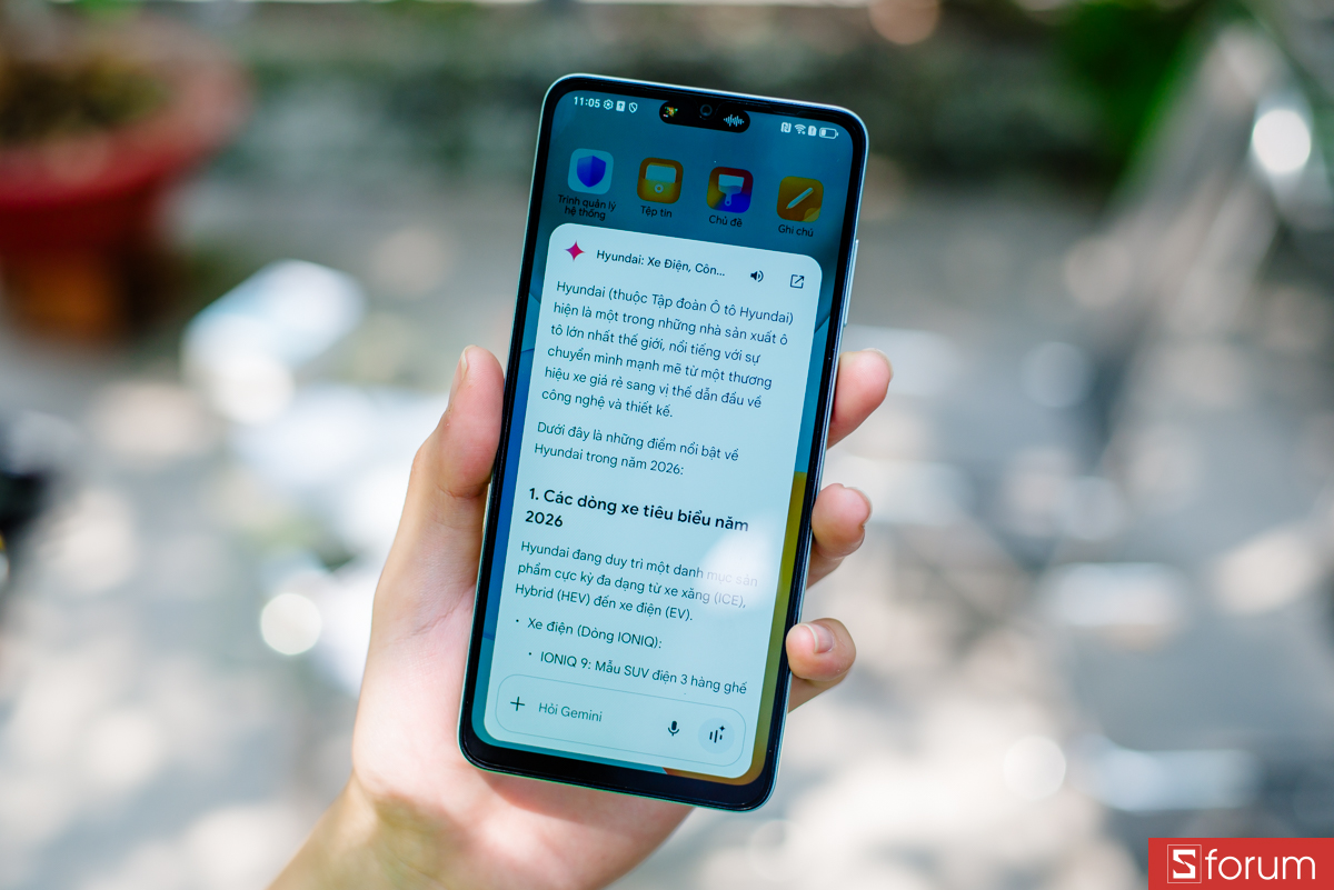 Honor cũng tích hợp công cụ tìm kiếm thông minh Gemini