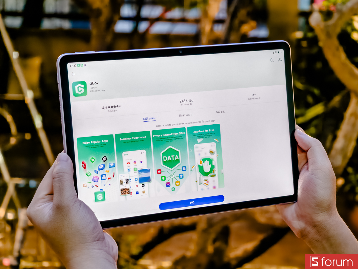Anh em có thể khắc phục bằng cách cài đặt thông qua ứng dụng GBox để truy cập Google Play Store