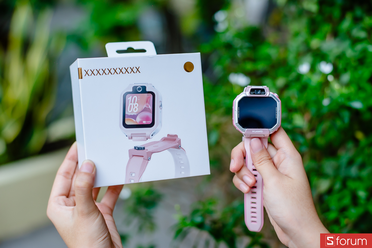 Mở hộp và phụ kiện của Huawei Watch Kids X1