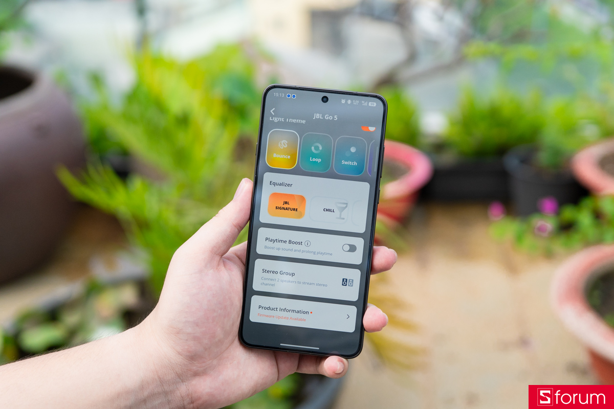 Trên tay JBL Go 5: người dùng có thể chỉnh EQ qua ứng dụng JBL Portable