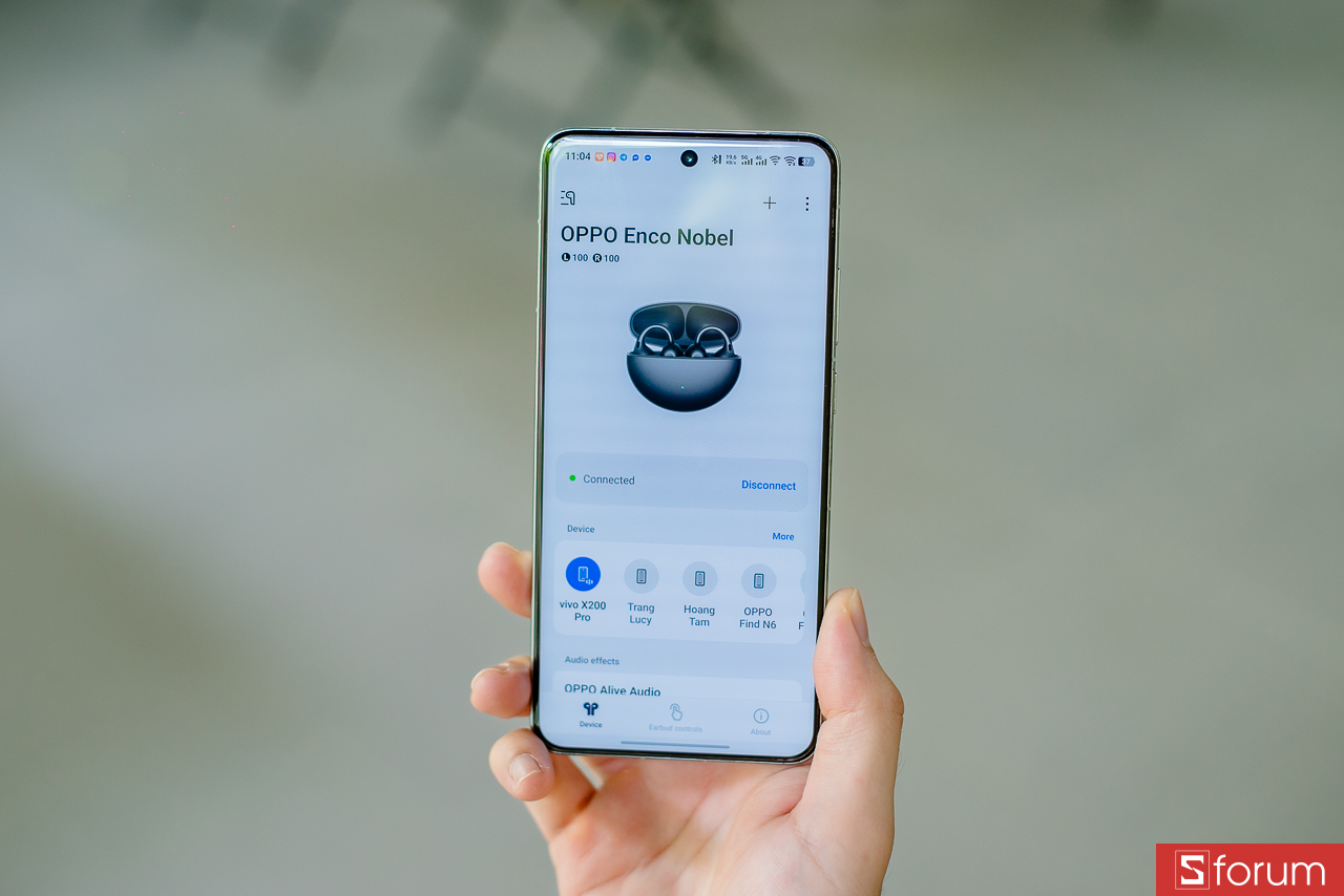 Có thể kết nối OPPO Enco Clip2 với ứng dụng HeyMelody để điều khiển chuyên sâu
