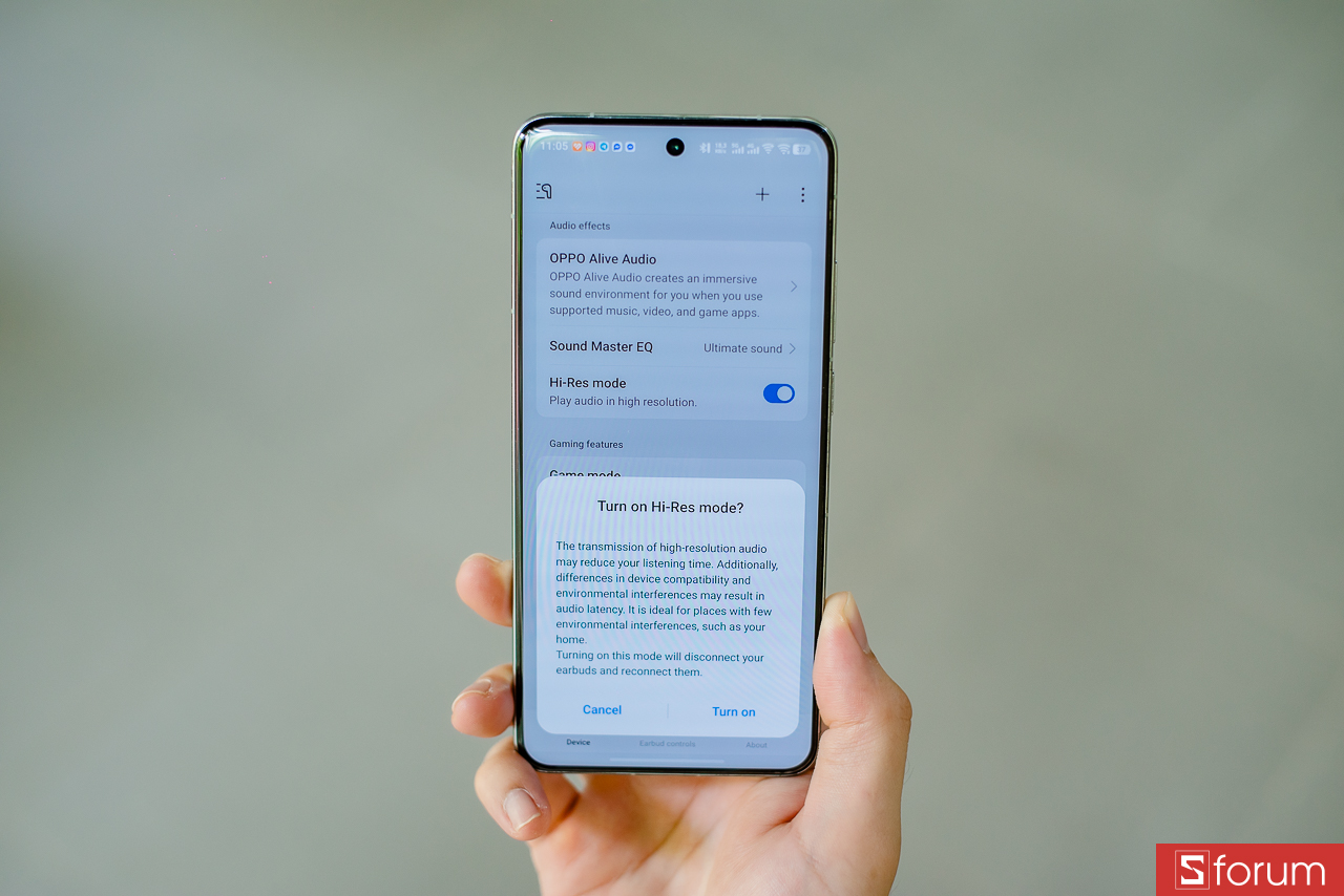 Có thể kết nối OPPO Enco Clip2 với ứng dụng HeyMelody để điều khiển chuyên sâu