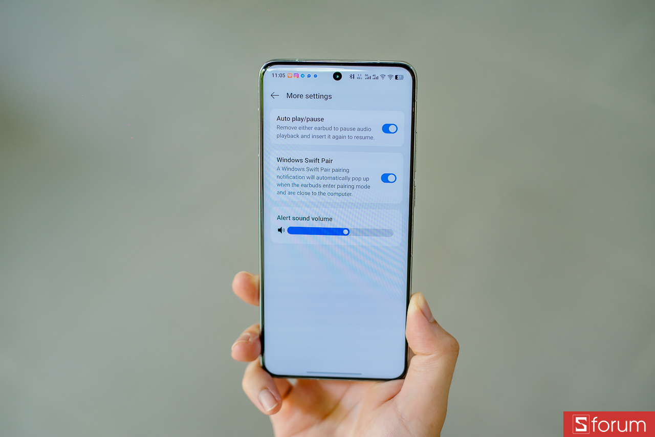 Có thể kết nối OPPO Enco Clip2 với ứng dụng HeyMelody để điều khiển chuyên sâu