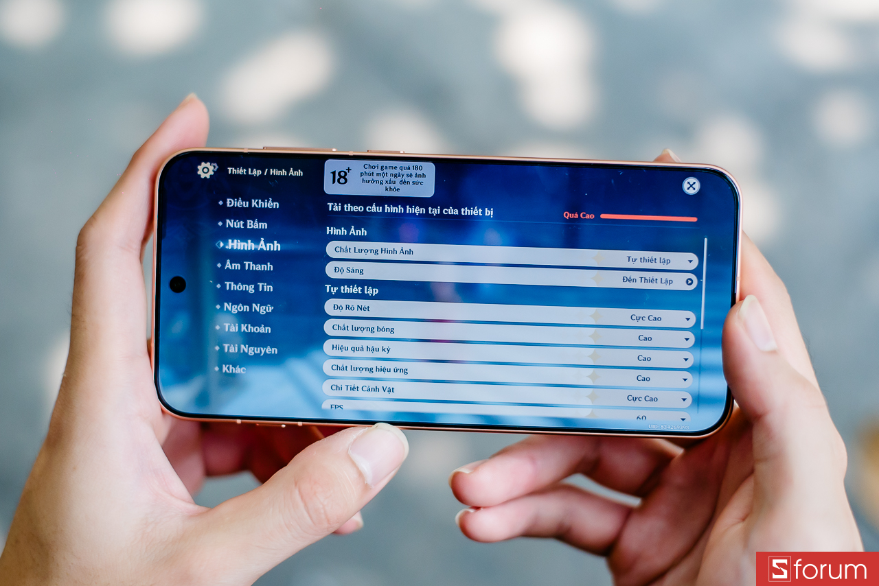 Trên tay OPPO Find X9s: cấu hình hoàn toàn đủ để đáp ứng các tựa game phổ biến ở thiết lập đồ họa cao