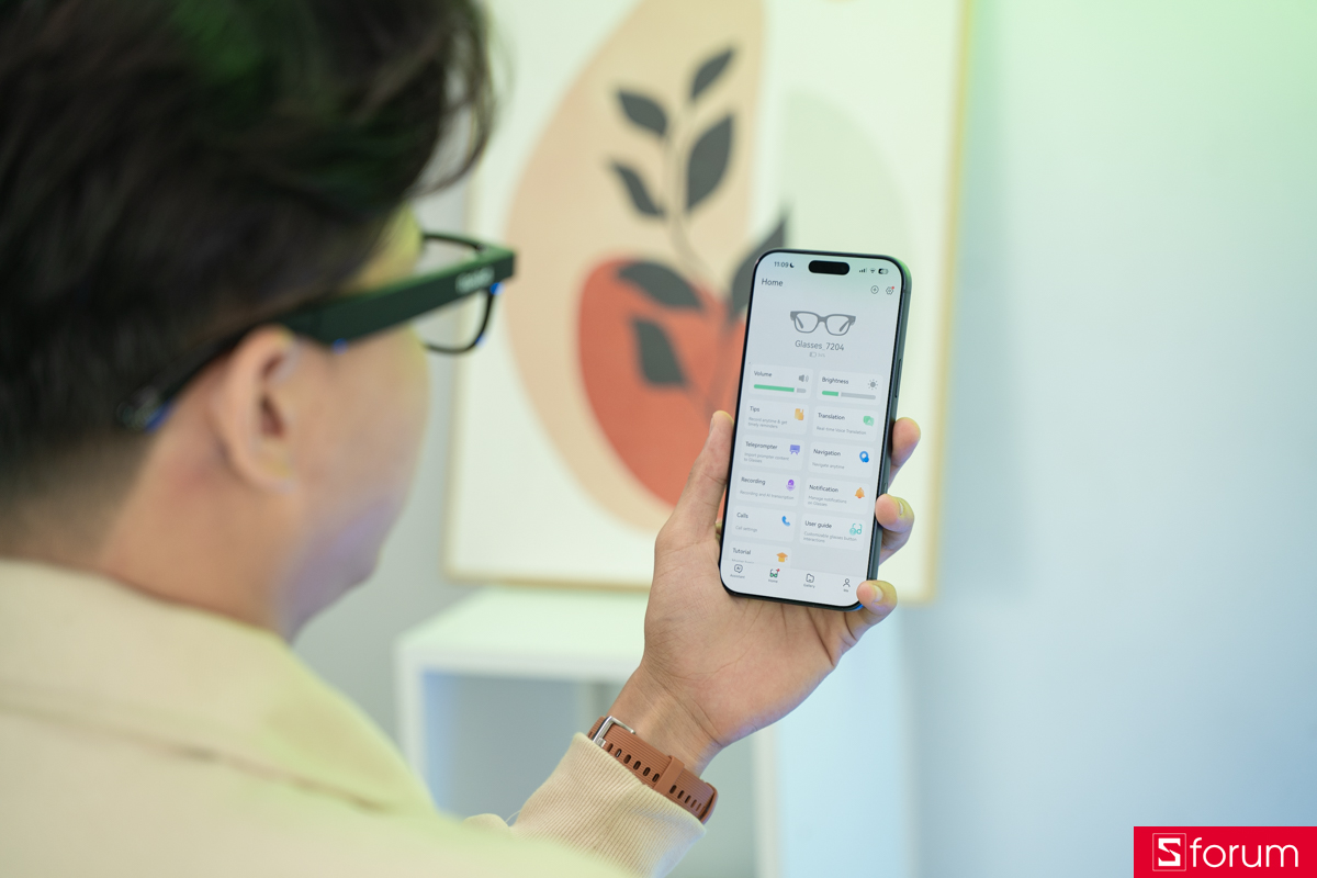Trên tay Rokid Glasses, kính hỗ trợ ứng dụng đi kèm tiện lợi