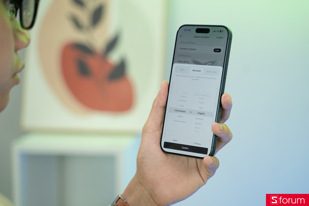 Trên tay Rokid Glasses, kính hỗ trợ ứng dụng đi kèm tiện lợi