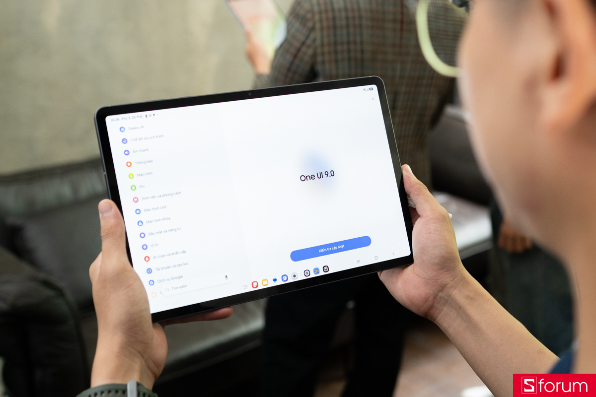 Samsung Galaxy Tab S12 Plus được trang bị MediaTek Dimensity 9500