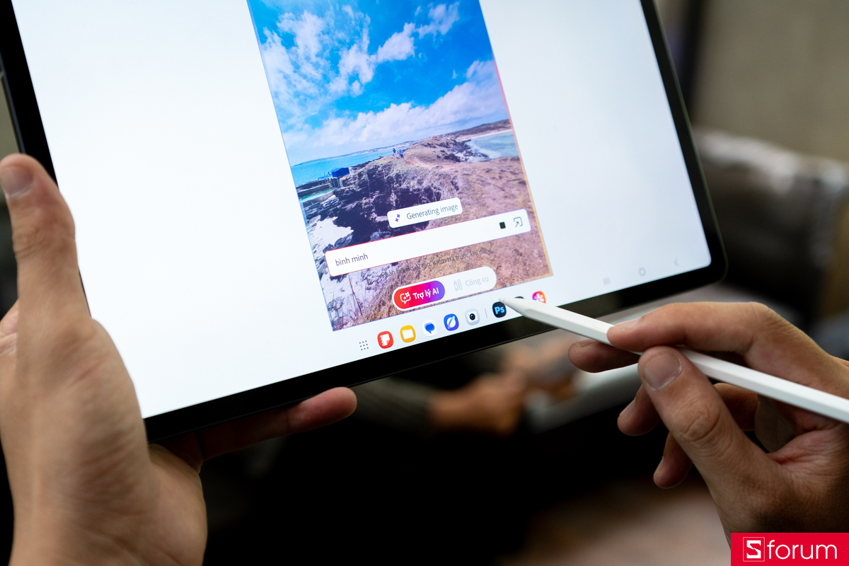 Trên tay Galaxy Tab S12 Plus: Máy có nhiều tính năng AI