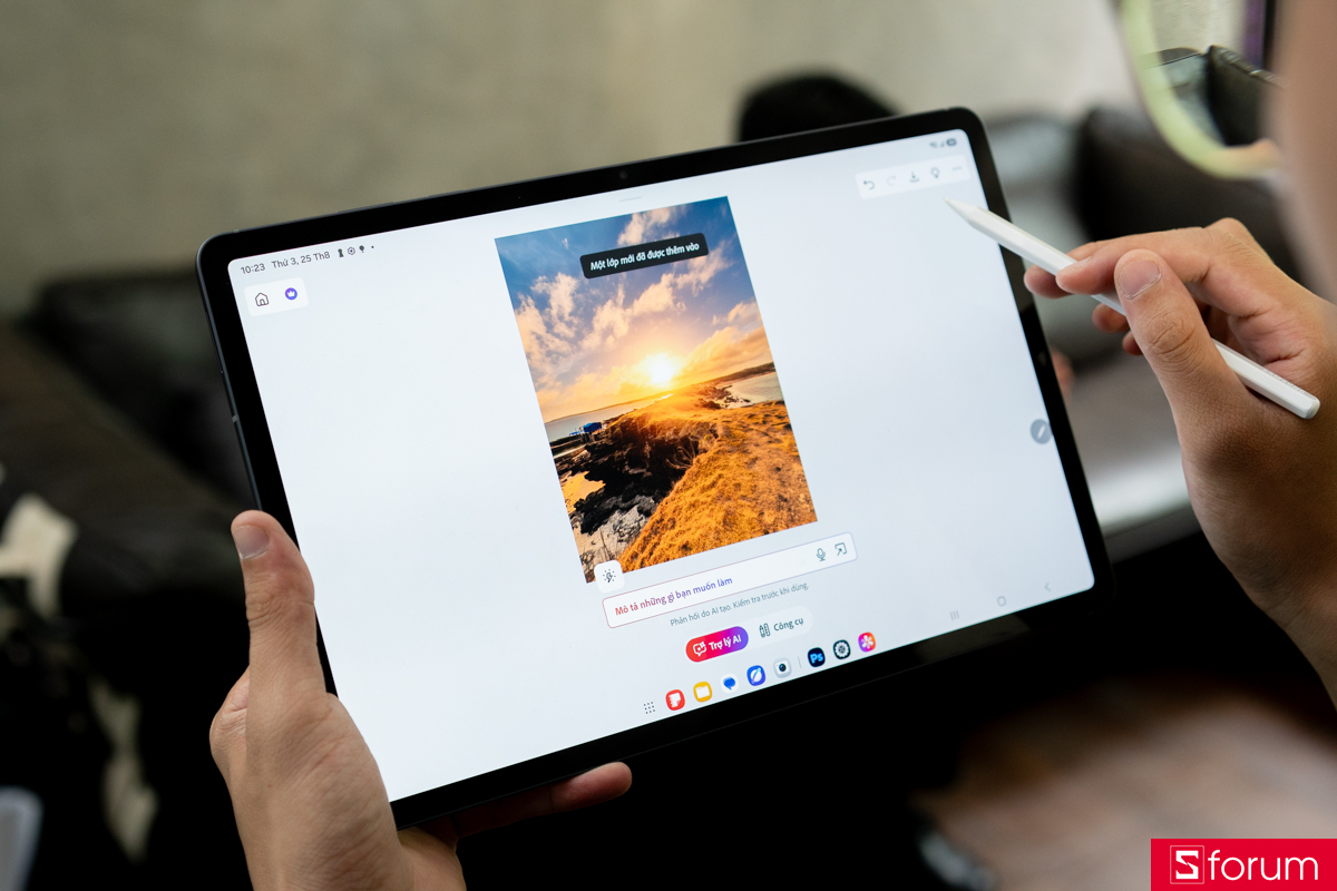 Trên tay Galaxy Tab S12 Plus: Máy có nhiều tính năng AI
