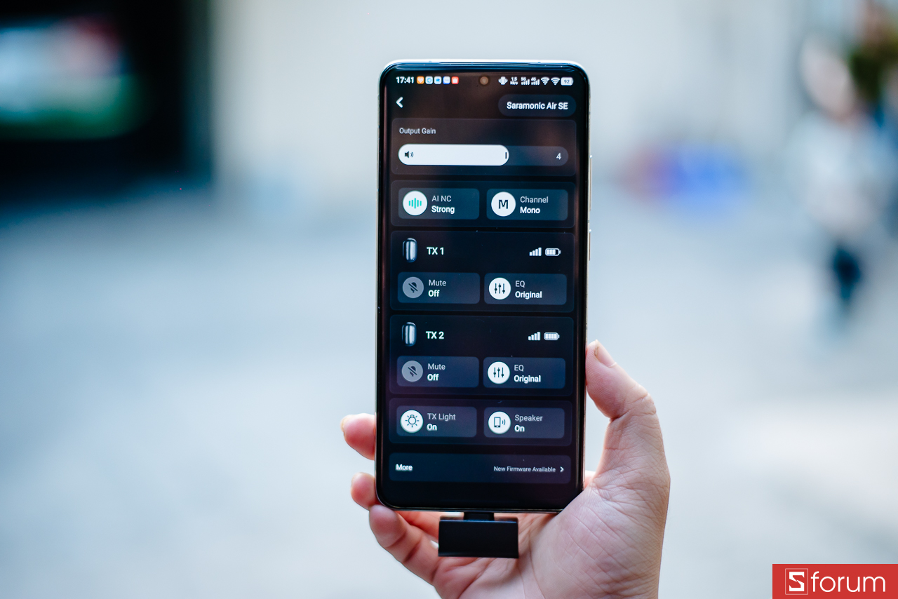 Ứng dụng Saramonic Air SE hỗ trợ nhiều tính năng thông minh