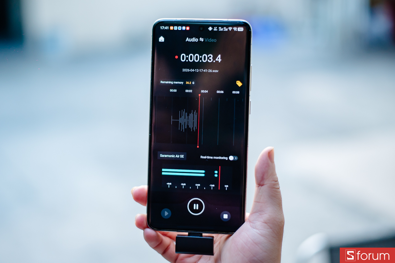 Trên tay Saramonic Air SE và test thử tính năng thu âm