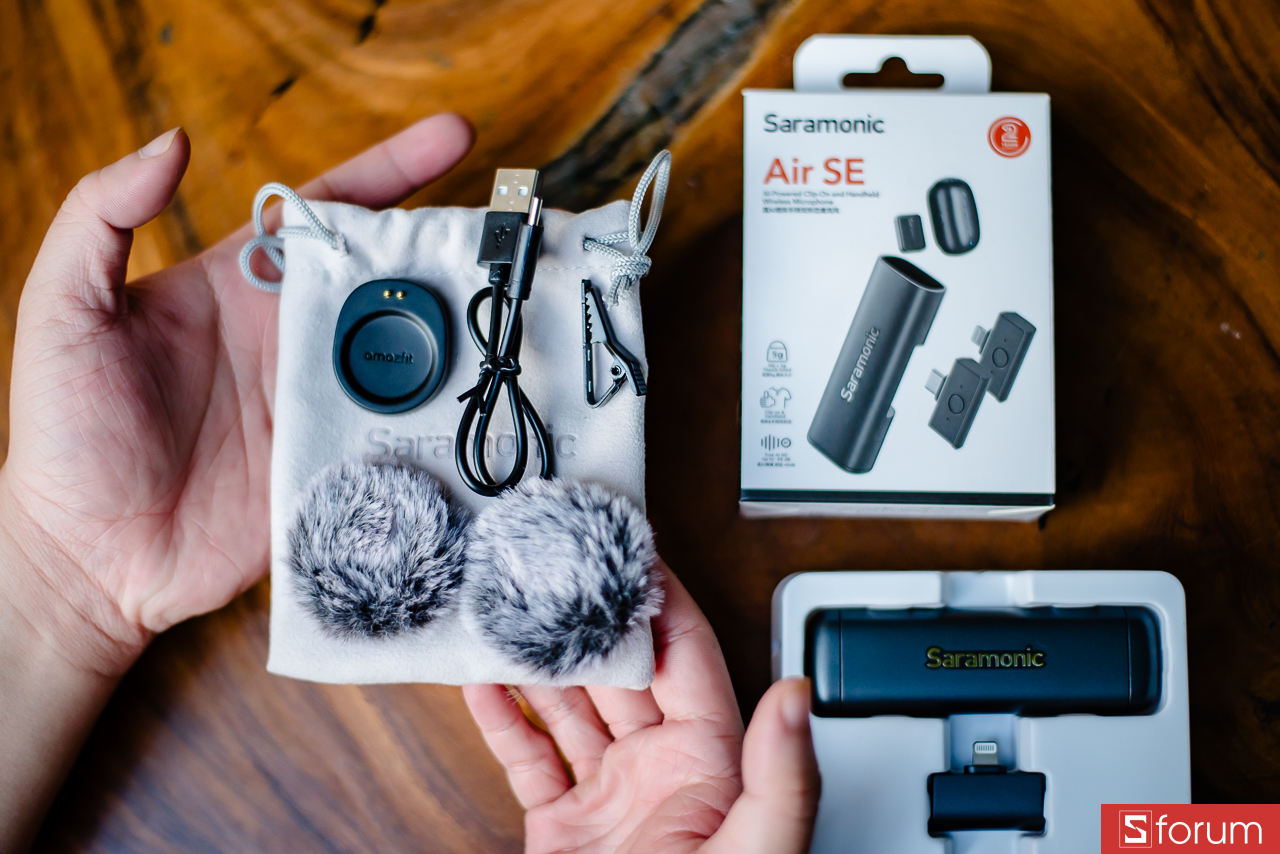 Trên tay Saramonic Air SE và mở hộp nhanh