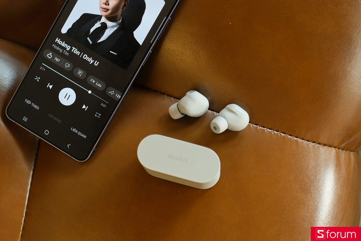 Sony WF-1000XM6 cho 8 giờ nghe nhạc khi bật ANC