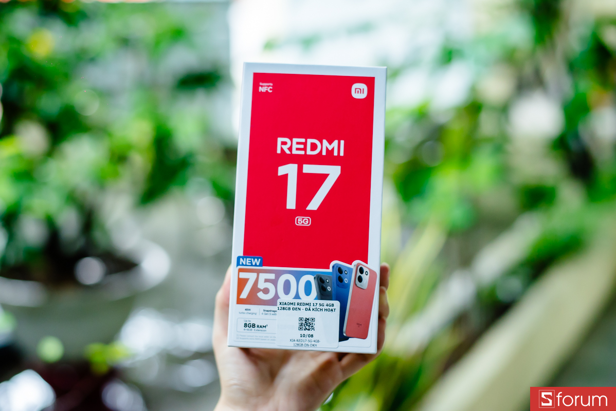 Có gì trong hộp Xiaomi Redmi 17 5G