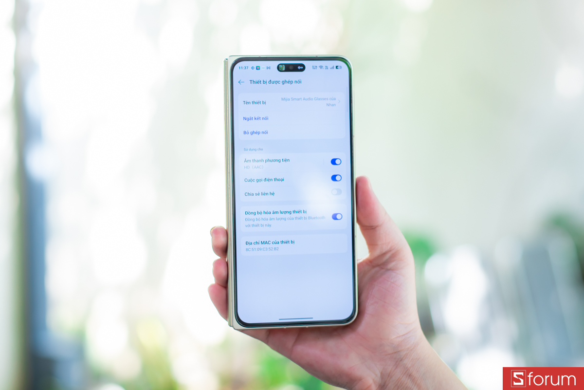 Kết nối và thao tác điều khiển trên MIJIA Smart Audio Glasses 2