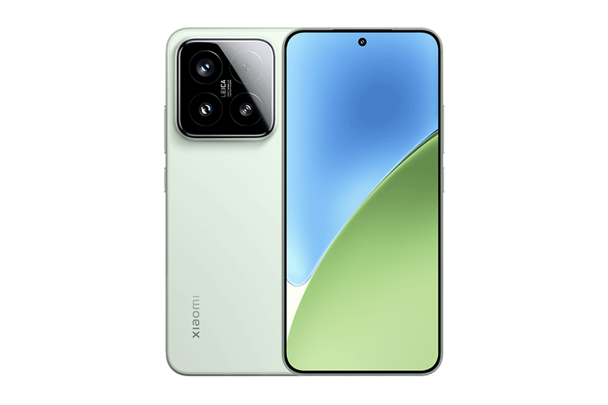 Xiaomi 15 màu xanh lá nhạt