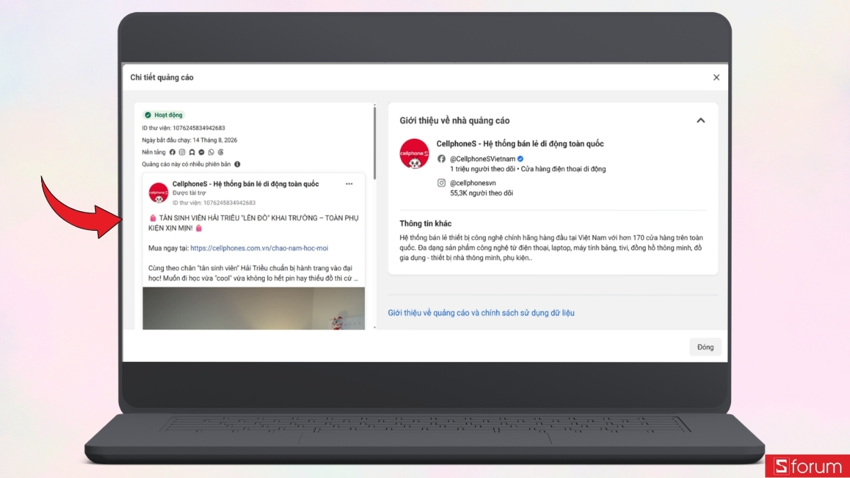 Ads Library Facebook là gì? Cách xem và phân tích quảng cáo đối thủ hiệu quả 8