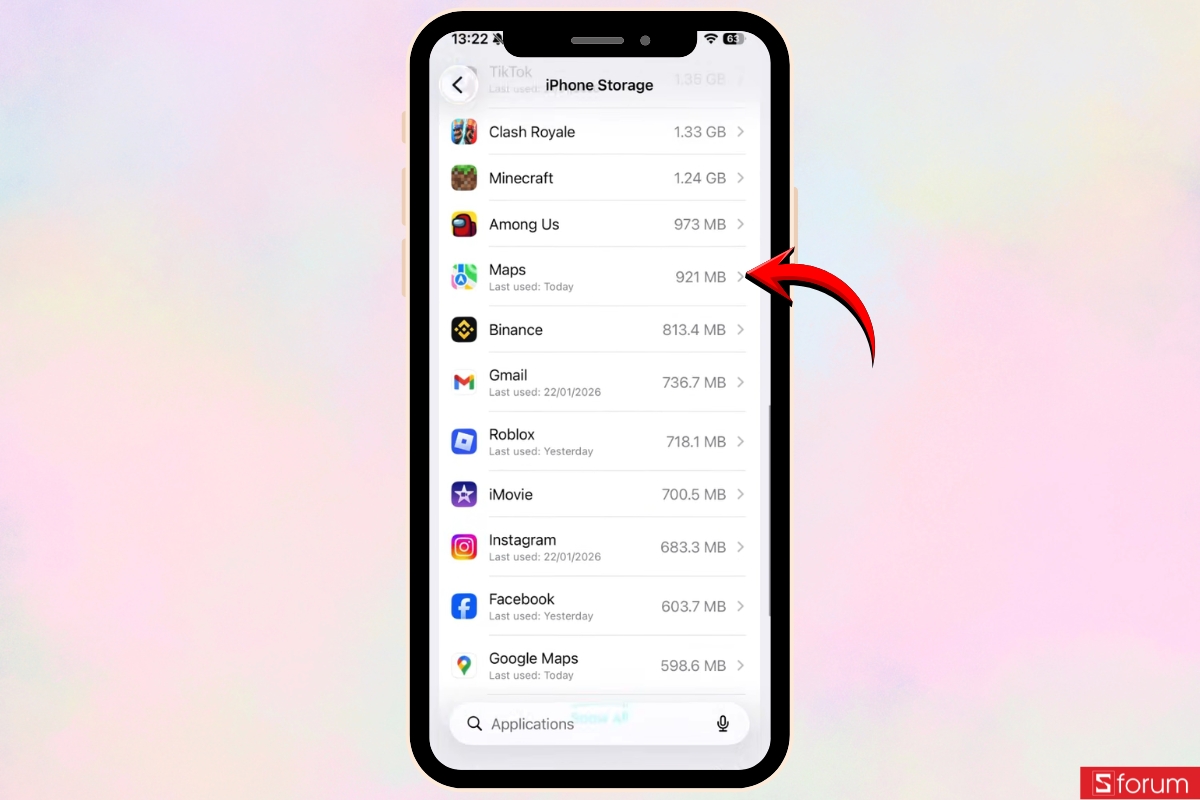 Apple Maps khiến bộ nhớ iPhone đầy bất thường? Khắc phục ngay! 6