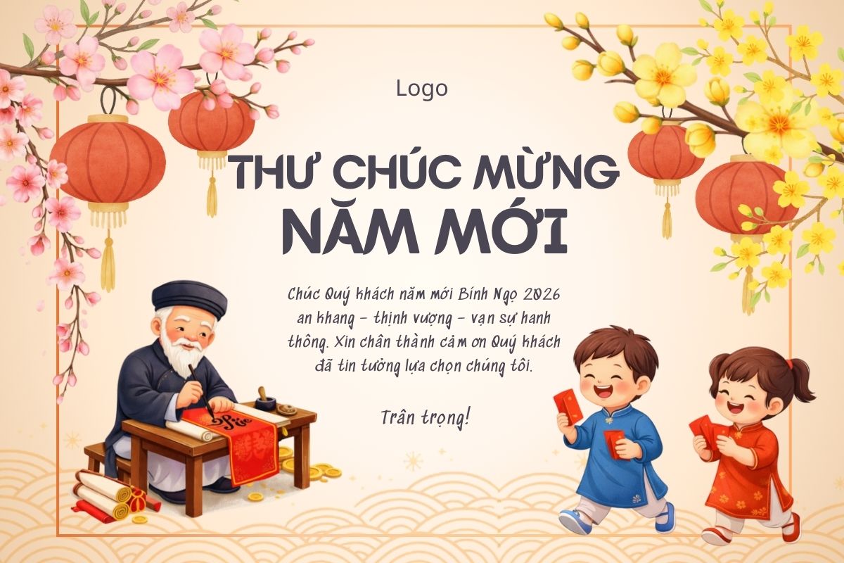 Gợi ý câu chúc ngắn cho banner chúc Tết