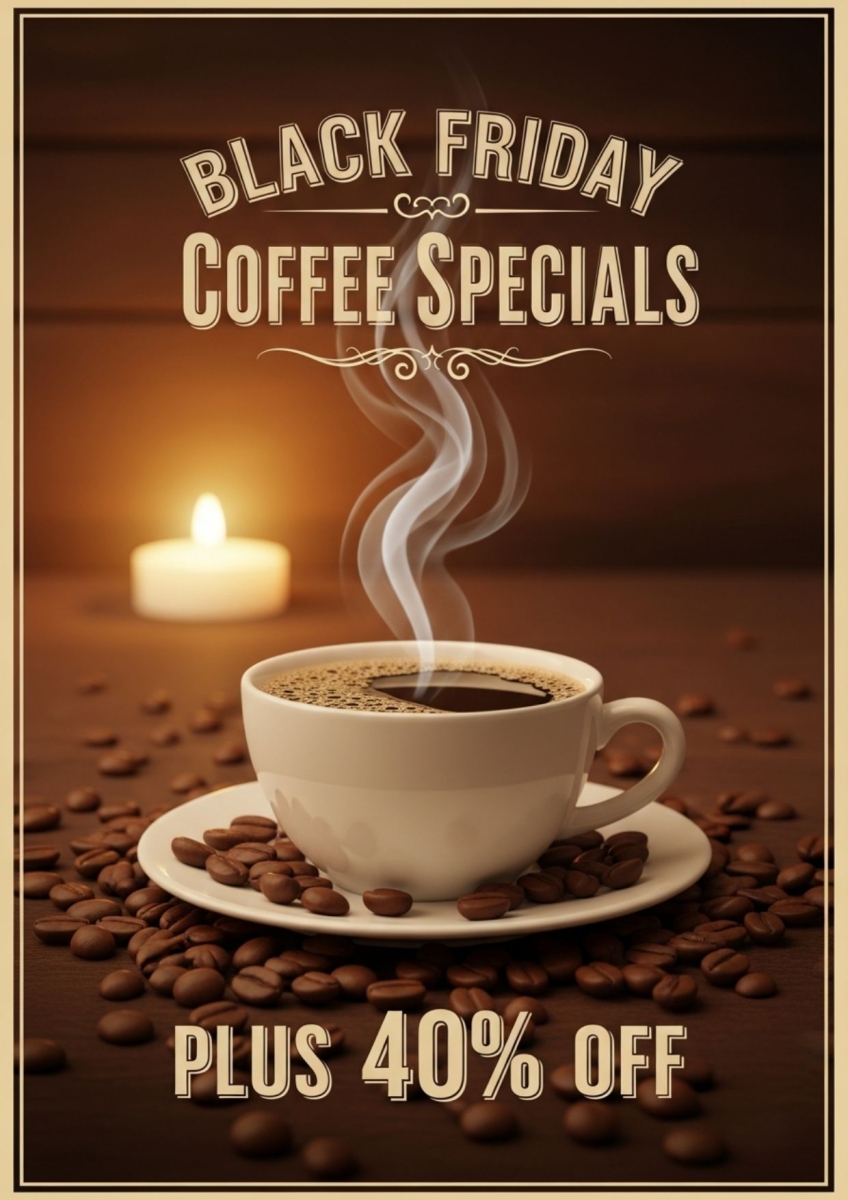 Ý tưởng thiết kế poster Black Friday bằng AI