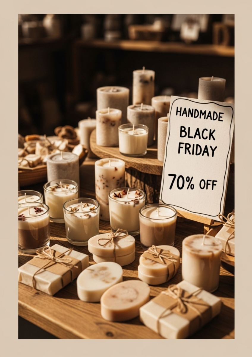 Ý tưởng thiết kế poster Black Friday bằng AI