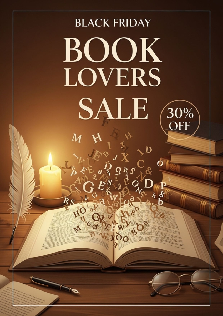 Ý tưởng thiết kế poster Black Friday bằng AI