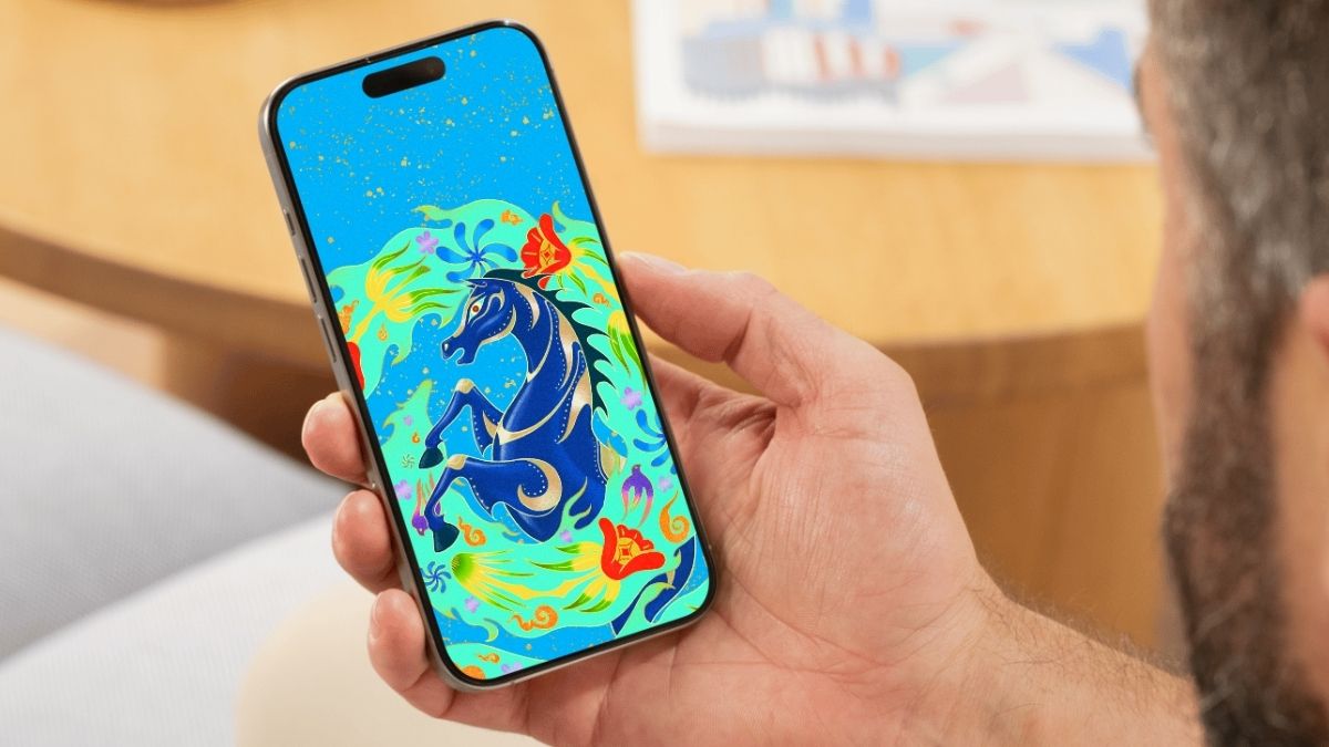 Đón xuân 2026 cùng Bộ hình nền Tết Bính Ngọ của Apple 3