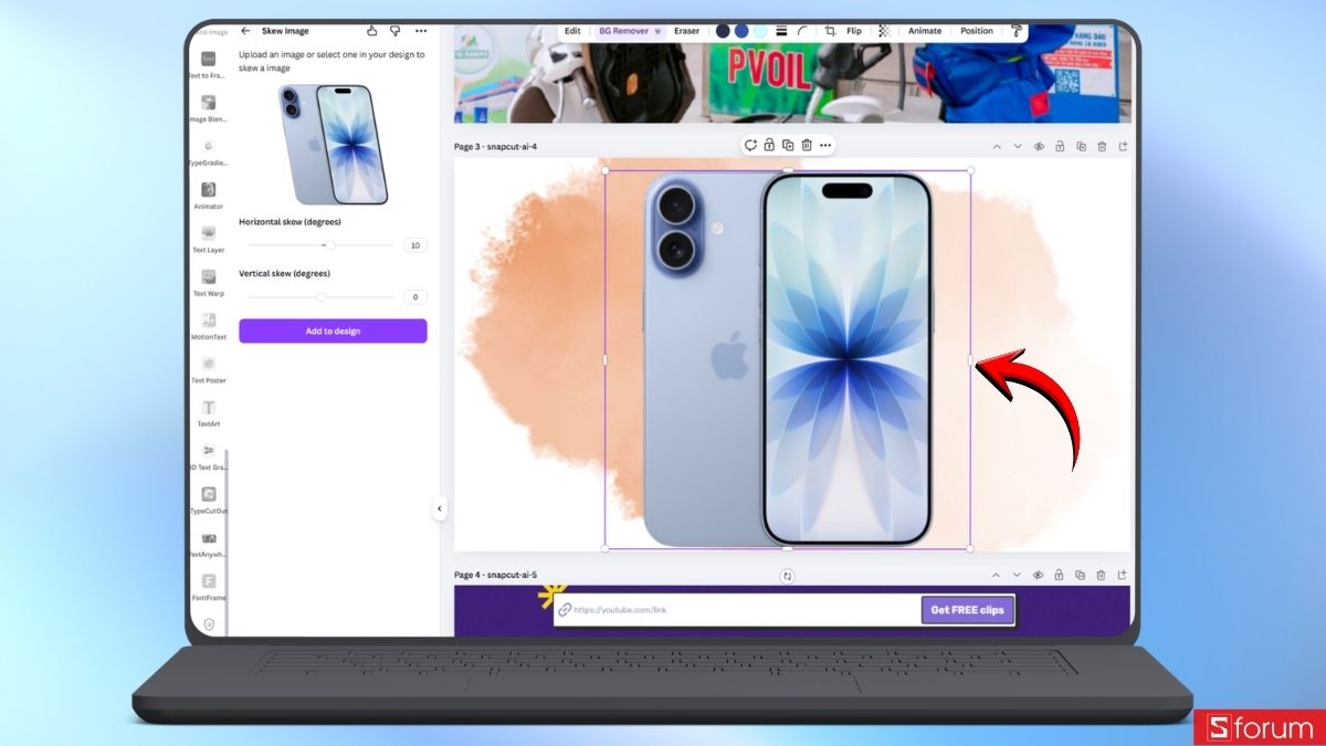 Cách làm ảnh nghiêng 3D trong Canva cực hữu ích chi tiết từ A đến Z cho người mới 5